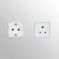 kwmobile 2x Adapter Südafrika - Reiseadapter Südafrika - Reiseadapter Typ D und M - Reiseadapter Indien - Stecker Südafrika Adapter Indien -