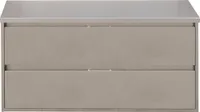 Waschtischunterschrank Sanox Porto Frontfarbe kieselgrau 120 cm mit Waschtischplatte 84722252