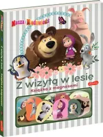 Buch mit Magneten Mascha und der Bär. Den Wald besuchen
