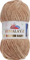 Strickfein Himalaya Dolphin Baby super Bulky Chenille Garn Wolle strickgarn 100 gr 80365 - braun