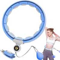 Hula hoop Inteligentní hula hoop, se 16 segmenty, automatické počítání (sada), 69-110 cm, nespadne, nastavitelný a přenosný