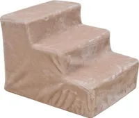 Hundetreppe Katzentreppe Haustiertreppe Einstieghilfe 3 Stufen Tiertreppe Beige