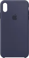 Apple iPhone XS Max Silicon Case Mitternachtsblau Handyhülle Schutzhülle