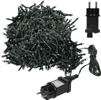 LED-Clusterlightkette warmweiß klar 24m IP44