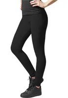 Enge LEGGINS aus geripptem Baumwollstrick schwarz E29 schwarz, Damenhosen  \ Lange Hosen Damenhosen \ Leggins und Radlerhose Sets und Kombis \  Loungewear, Sport und Freizeit >> WASSYL