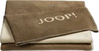 JOOP! Uni Doubleface Cashew-Macchiato pléd 150 x 200 cm