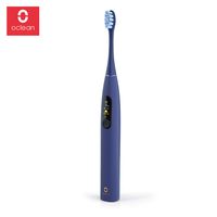 Oclean X Pro Smart Schallzahnbürste Elektrische Zahnreiniger - Navy blau, mit Farb-Touchscreen, App Control, Über 100 anpassbare Putzpläne, 2 in 1 Ladegerät Halter