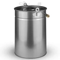 Metalleimer Kohleeimer verzinkt 13 Liter Ascheeimer Ofen Kaminzubehör Ascheimer mit Deckel