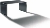 MiaMöbel Couchtisch 90x42x50 cm Modern Acryl Schwarz
