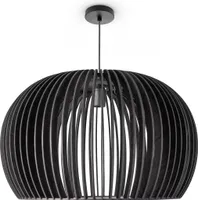 Pendellampe Holz Pendelleuchte Boho Style Wohnzimmer Esstischlampe Vintage E27