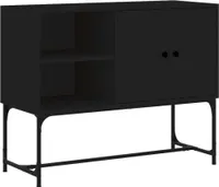 Kredens czarny 100x40x79,5 cm materiał drewnopochodny