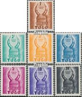 Briefmarken Togo 1959 Mi P55-P61 (kompl.Ausg.) mit Falz Portomarken