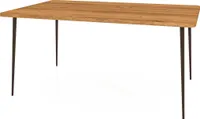 Esstisch KULA 80 x 170 aus Massivholz, Naturgeölt