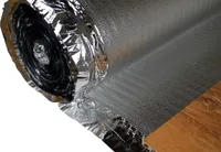 HEXIM Trittschalldämmung - integrierte Alu Kaschierung für Parkett- und Laminatböden - Silver Plus, 25 m² pro Rolle (2mm, 50 Quadratmeter)