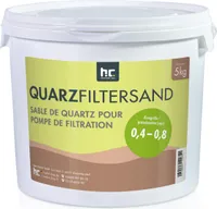 1x5 kg Premium Quarzsand für Pool Sandfilteranlagen 0,4 - 0,8 mm Filtersand