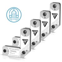 STAHLWERK 4er Set Magnet Schweißwinkel 11,3kg 25lbs Schweißmagnet Magnetwinkel