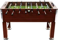 vidaXL Kickertisch Stahl 60 kg 140 x 74,5 x 87,5 cm Braun
