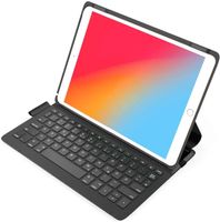 Inateck Ultraleichte Tastatur Hülle für 10,2 Zoll iPad 2021 (9. Gen)/iPad 2020(8. Gen)/iPad 2019(7. Gen), 10,5 Zoll iPad Air 3 2019, 10,5 Zoll iPad Pro 2017, mit Smart Power Knopf, QWERTZ