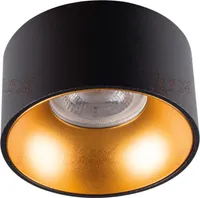 Kanlux Deckenleuchte MINI RITI 25W GU10 Schwarz/Gold, dimmbar, Aluminium