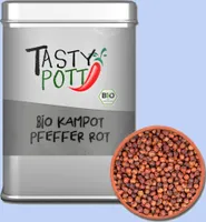 Tasty PottKampot Pfeffer I Rot I Ganz I 70g