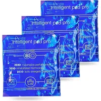 3er Set Kühlakku Kühlpads Kompresse Gelkissen blau, 3er Set 3-tlg., 3x 15cm x 15cm, Mikrowelle geeignet / Wiederverwendbar