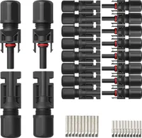 Solarstecker für Solarkabel Solar PV Stecker Kupplung Buchse 1500V/40A 4mm² 6mm²Typ:10-Paar