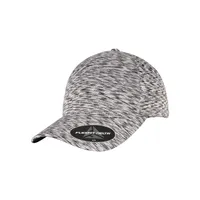 Flexfit Delta Unipanel Cap, Ohne Verschluss - Farbe: Melange Silver - Größe: S/M