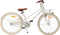 AMIGO Kinderfahrräder Mädchen Urban Aluminium Frame 24 Zoll 35 cm Mädchen Rücktrittbremse Sandfarben