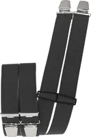 Hosenträger mit 4 extra starken  Clips uni Farben
