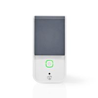 Nedis Smartlife Smart Stecker | WLAN | IP44 | Leistungsmesser | 3680 W | Schutzkontakt / Typ F (CEE 7/7) | -30 - 40 °C | Android™ / IOS | Grau / Weiss NE550710067