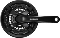 Shimano Tourney FC-TY501 170 mm 28T-38T-48T Čtyřhran Nýtovaný Kliky