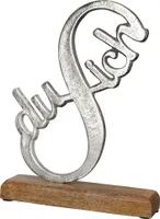 Gilde Alu Skulptur "Du und ich" VE 6 51281