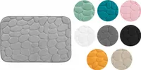 Badematte 50x80 Steine Badteppich Badvorleger Duschvorleger Badeteppich Teppich, Farbe:Petrol