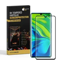 2x 9H Panzerglas für Xiaomi Mi Note 10 Lite FULL CURVED echtes Tempered Glass Displayschutz Panzerfolie Schutzfolie Panzerglas Schutzglas Displayglas