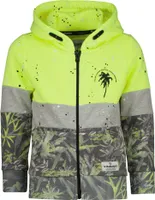 Vingino Jungen Sweatjacke Jacke OMANTOS neon yellow Gr.140