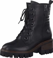 MARCO TOZZI Damen Stiefeletten Schnürboots Leder 2-85211-27, Größe:39 EU, Farbe:Schwarz