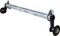 Achse VG7 750 kg,1260 mm, UNGEBREMST, für PKW-Anhänger, KNOTT