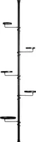 Teleskopregal Pflanzenhalter Esschert’s Garden H 210 - 301 cm Stahl schwarz