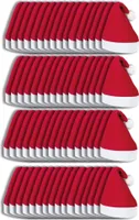 128x Weihnachtsmütze Weihnachtsmann Mütze Santa Claus Nikolaus Nikolausmütze
