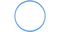 Multipack 4ks HP kruh prekážkový modrá 50 cm