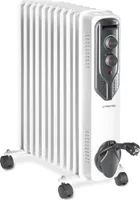TROTEC Ölradiator TRH 21 E (Heizgerät, Rippenradiator, Überhitzungsschutz, Thermostat, 3 Heizstufen, praktische Kabelaufwicklung, praktische Kabelaufwicklung)