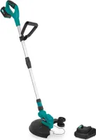 Vonroc Rasentrimmer mit Akku 4Ah und Ladegerät - 250mm - Trimmer für Garten