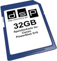 DSP Memory Z-4051557369740 32GB Speicherkarte für Canon PowerShot D10