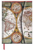 Antique Maps 2024 - Diary - Buchkalender - Taschenkalender - 16x22