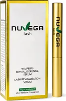 NuVega Lash Eyelash - Vegan hergestelltes Wimpernserum und Augenbrauenserum - Für lange gesunde Wimpern Germany- 3 ml