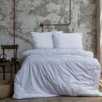 Komfortec Premium Bettwäsche 200x200 cm Bettbezug + 80x80 cm 2 Kissenbezüge, gebürstet 100% Polyester-Mikrofaser 120 g/m², 3teiliges Superweiches Bettwäsche-Set, Weiß