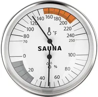 INF Saunaraum-Thermometer und Hygrometer - Fahrenheit