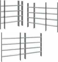 Bc-elec - AWB-603 Výsuvná okenná mriežka, ochranná mriežka na okno, bezpečnostná mriežka 60x100 až 150cm