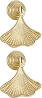 2 Stück Schrankgriffe Möbelgriffe Dekorative Griffe Metall-Vintage-Türgriffe für Kommoden, Schränke, Möbel, Farbe: Gold