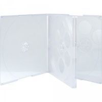 5 Xlayer DVD CD Hüllen 4fach 4er Jewelcase transparent professional